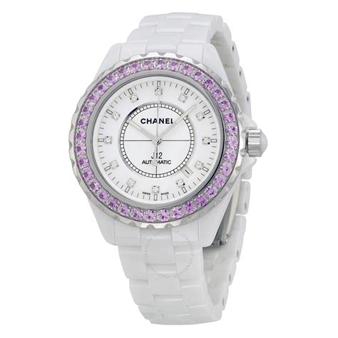 chanel women's white watch|Chanel ceramic watches for women.